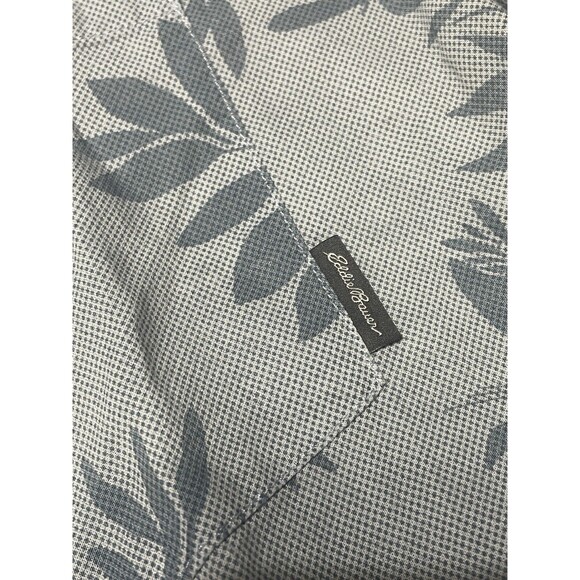 Eddie Bauer Button Down TXL Tall XL Men's Classic‎ Fit Floral Hawaiian Shirt - Picture 8 of 8